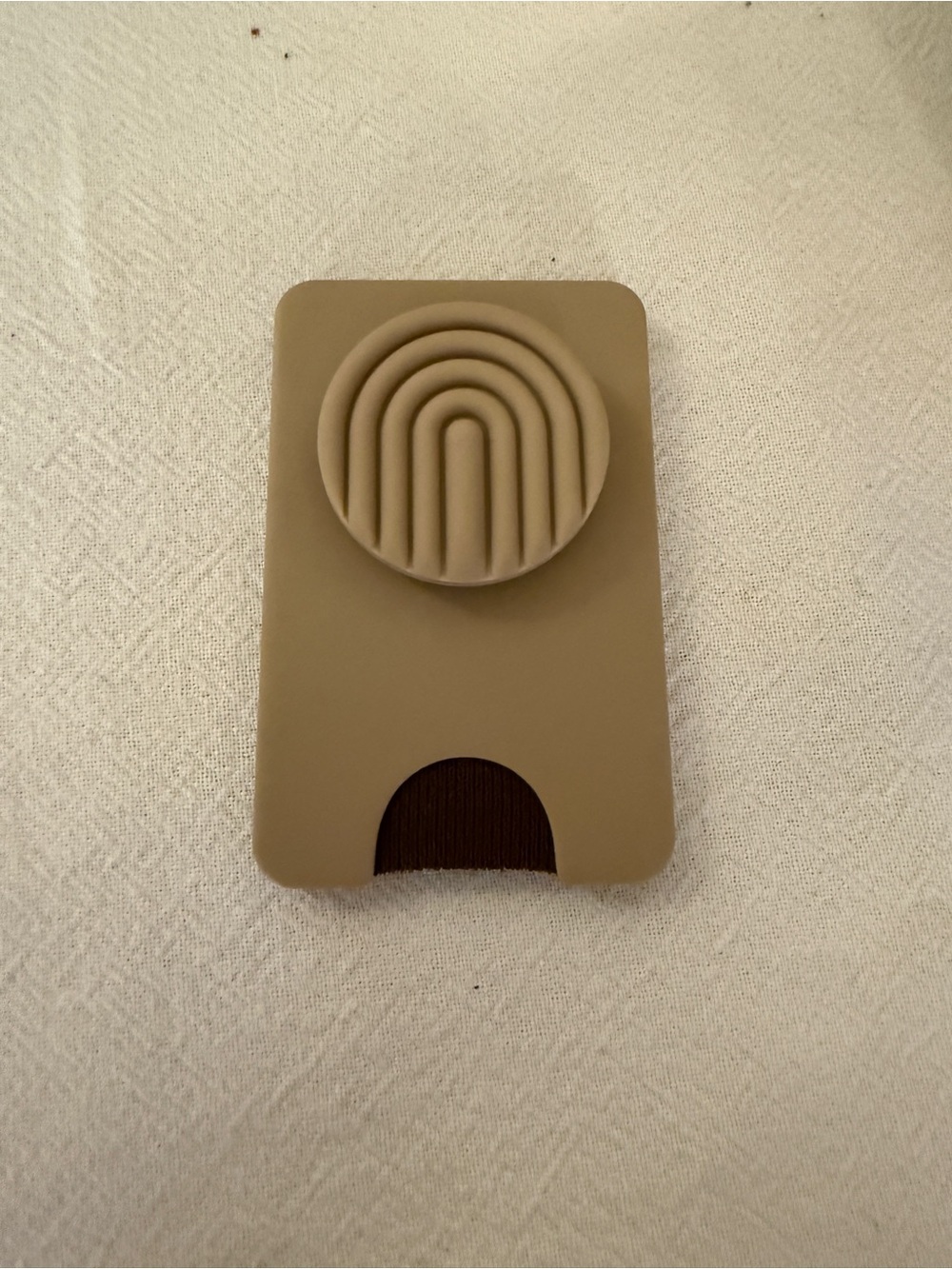 PopSocket MagSafe Phone Card Holder with Grip - Latte